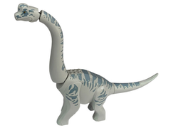 LEGO brach01 - Brachiosaurus (Sand Blue Stripes, Light Bluish Gray)