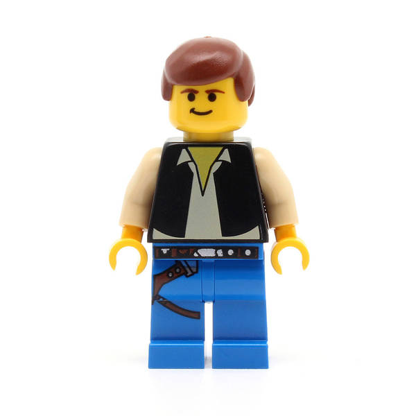 LEGO sw1032 - Han Solo (Blue Legs, 20th Anniversary Torso)
