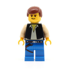 LEGO sw1032 - Han Solo (Blue Legs, 20th Anniversary Torso)