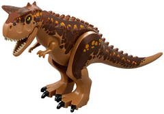 LEGO carn01 - Carnotaurus (Spots, Medium Nougat)