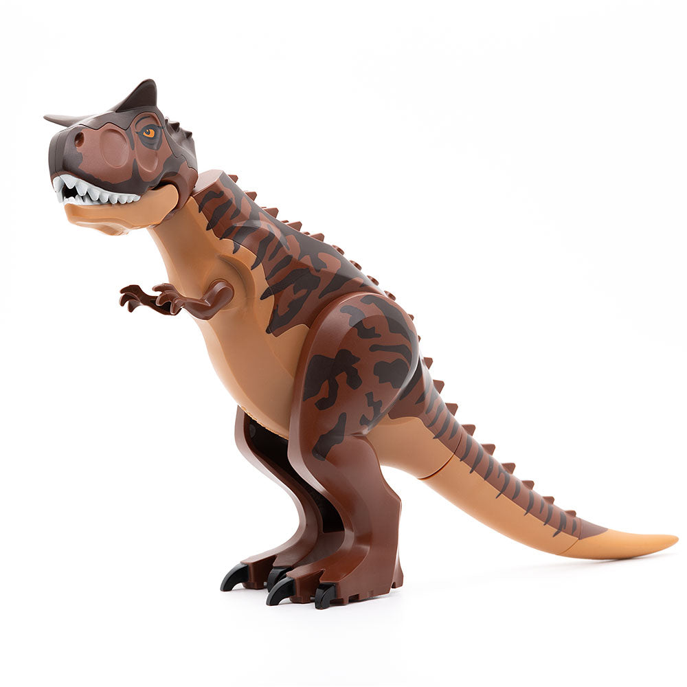 LEGO Carn02 - Carnotaurus (Stripes and Scar on Head, Medium Nougat)
