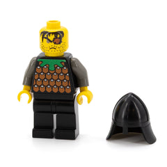 LEGO cas042 - Knights Kingdom I - Robber 1, Black Neck-Protector