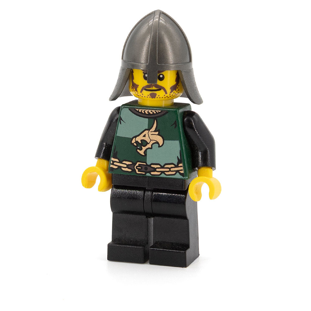 LEGO cas461 - Dragon Knight Quarters (Kingdoms, Helmet with Neck Protector, Moustache and Stubble)