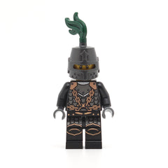 LEGO cas493 - Dragon Knight Scale Mail (Kingdoms with Chains, Helmet Closed, Scowl)