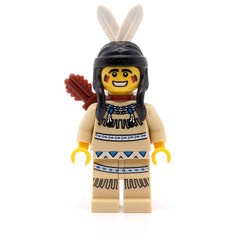 LEGO col001 -  Tribal Hunter, Series 1 (Minifigur ohne Stand und Zubehör)