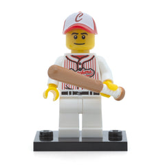 LEGO col03-16 - Baseball Player, Series 3 (Set mit Stand und Zubehör)