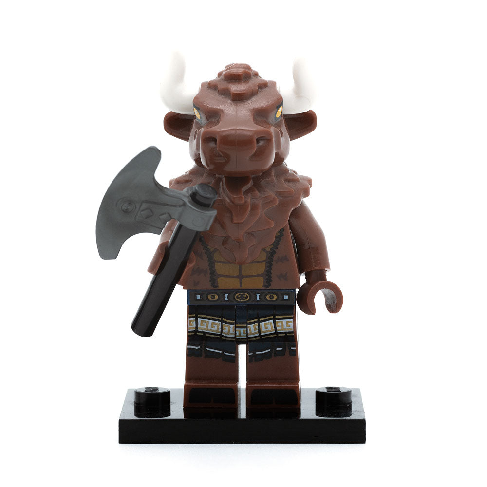 LEGO col06-08 - Minotaur, Series 6 (Set mit Stand und Zubehör)