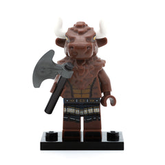 LEGO col06-08 - Minotaur, Series 6 (Set mit Stand und Zubehör)