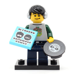 LEGO col08-12 - DJ, Series 8 (Set mit Stand und Zubehör)