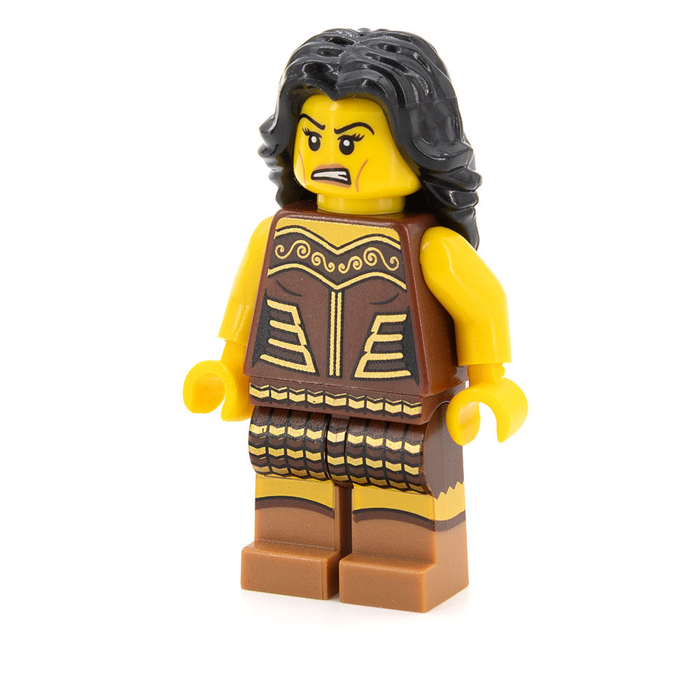 LEGO col148 - Warrior Woman, Series 10 (Minifigur ohne Stand und Zubehör)