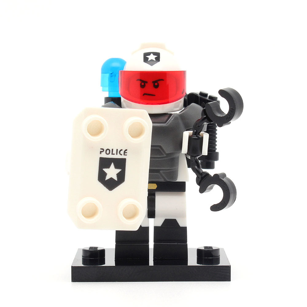 LEGO col21-10 - Space Police Guy, Series 21 (Set mit Stand und Zubehör)