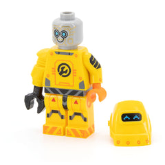 LEGO col386 - Robot Repair Tech, Series 22 (Minifigur ohne Stand und Zubehör)