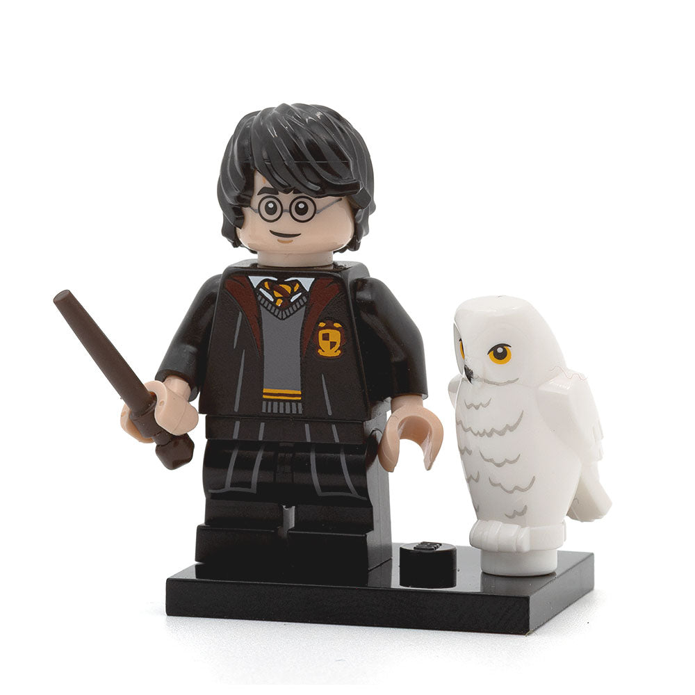 LEGO colhp-01 - Harry Potter in School Robes, Harry Potter, Series 1 (Set mit Stand und Zubehör)