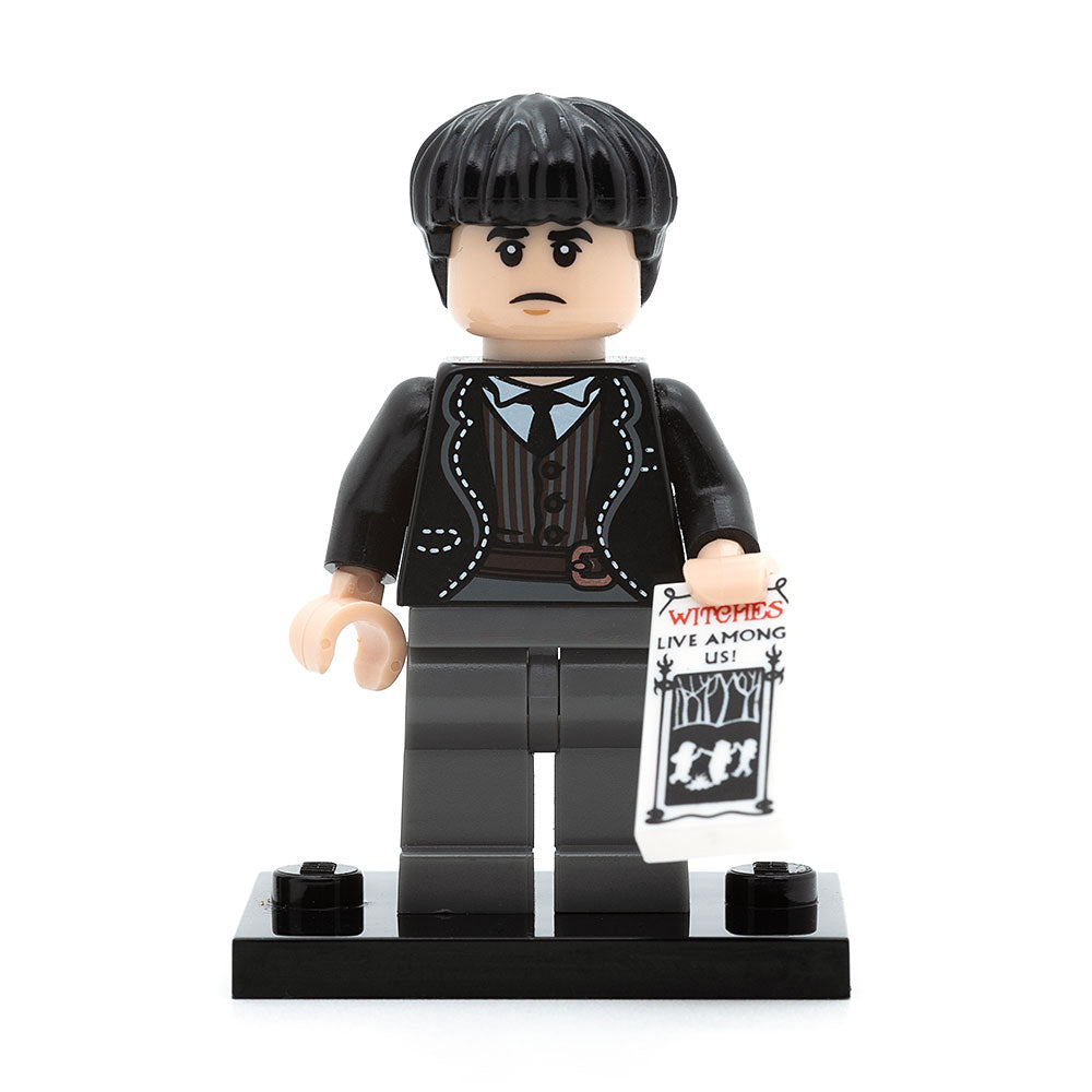 LEGO colhp-21 - Credence Barebone, Harry Potter, Series 1 (Set mit Stand und Zubehör)