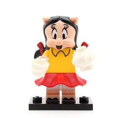 NEW - LEGO collt-11 - Petunia Pig (Set mit Stand und Zubehör)