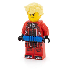 LEGO drm027 - Cooper (Red Racing Suit, Blue Utility Belt, Hair)