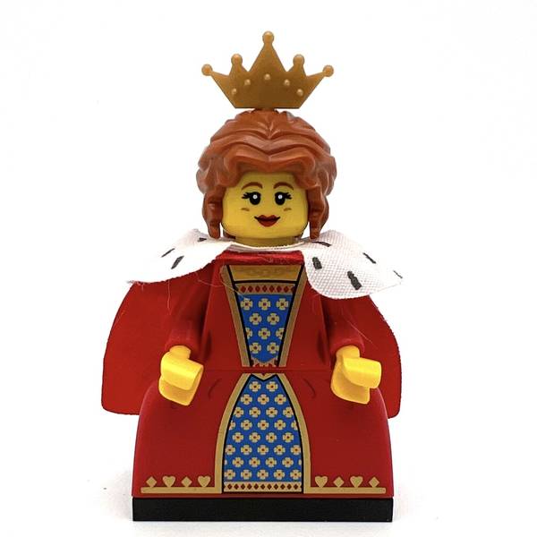 LEGO col15-16 - Queen, Series 15 (Set mit Stand und Zubehör)