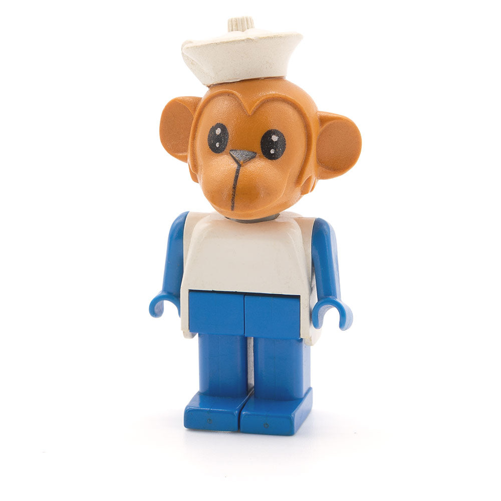 LEGO fab8h - Fabuland Figure Monkey 3 (White Hat)