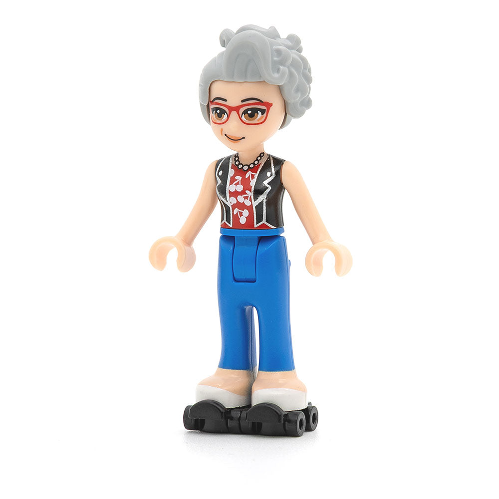 LEGO frnd0254 - Friends Dottie (Blue Trousers, Black Vest over Red Shirt with Cherries, Black Roller Skates)