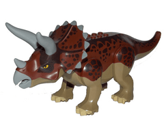 LEGO Tier Tricera01-Dark Tan