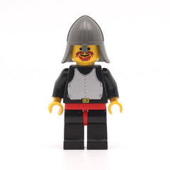 LEGO cas322 - Breastplate (Black, Black Legs with Red Hips, Black Neck-Protector, Red Plastic Cape)