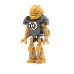 LEGO hf004 - Hero Factory Mini (Rocka - Pearl Dark Gray Armor)