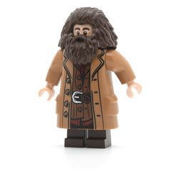LEGO hp144 - Rubeus Hagrid (Medium Nougat Topcoat with Buttons)