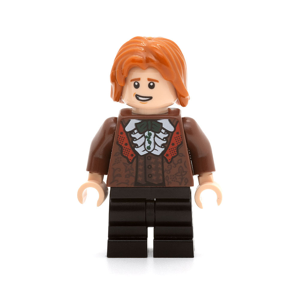 LEGO hp185 - Ron Weasley (Reddish Brown Suit, Shirt with Ruffle)