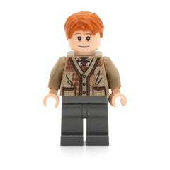 LEGO hp211 - Arthur Weasley (Dark Tan Sweater, Dark Bluish Gray Legs)