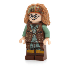LEGO hp332 - Professor Sybill Trelawney (Reddish Brown and Sand Green Robes)