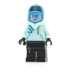 LEGO hs031 - Jack Davids (Light Aqua Hoodie with Cap and Hood, Bright Light Blue Head)