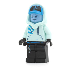 LEGO hs031 - Jack Davids (Light Aqua Hoodie with Cap and Hood, Bright Light Blue Head)