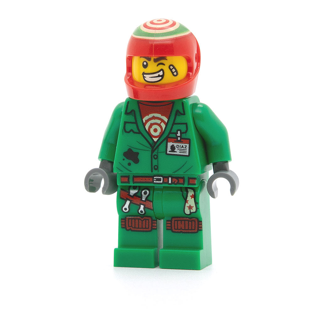 LEGO hs041 - Douglas Elton / El Fuego (Coveralls with Helmet)