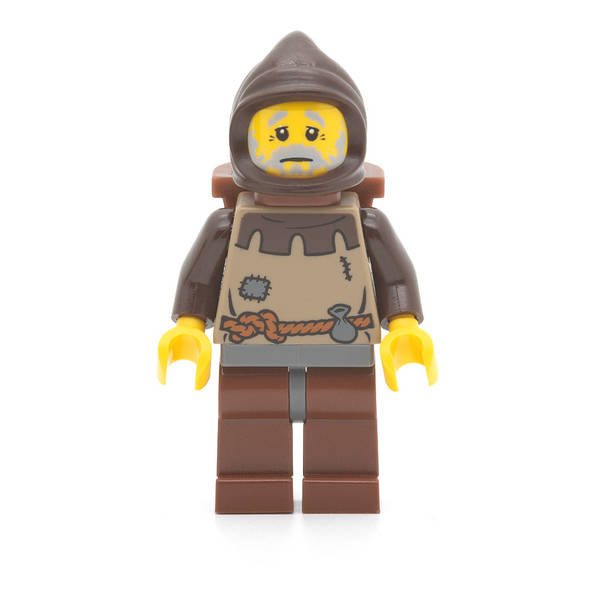 LEGO cas409  - Peasant Male Old (Fantasy Era)