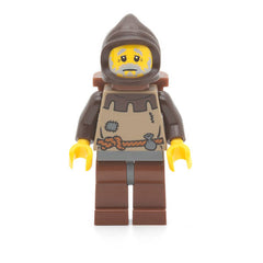 LEGO cas409  - Peasant Male Old (Fantasy Era)