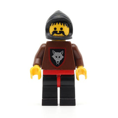 LEGO cas255 - Wolf People (Wolfpack 2 with Brown Arms, Black Hood, no Cape)