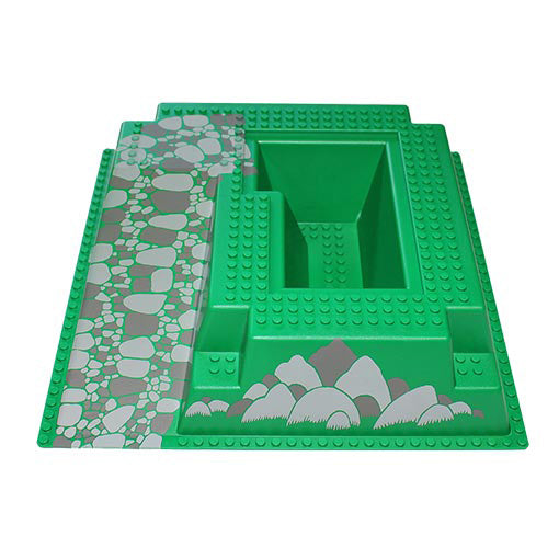 LEGO 3D Platte 2552px6 (Burg)