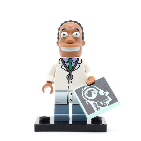 LEGO colsim2-16 - Dr. Hibbert, The Simpsons, Series 2 (Set mit Stand und Zubehör)