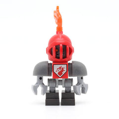 LEGO nex105 - Macy Bot (Dark Bluish Gray Shoulders and Red Helmet)