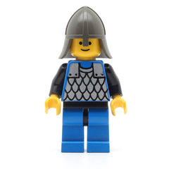 LEGO cas142 - Scale Mail (Blue, Blue Legs with Black Hips, Dark Gray Neck-Protector)