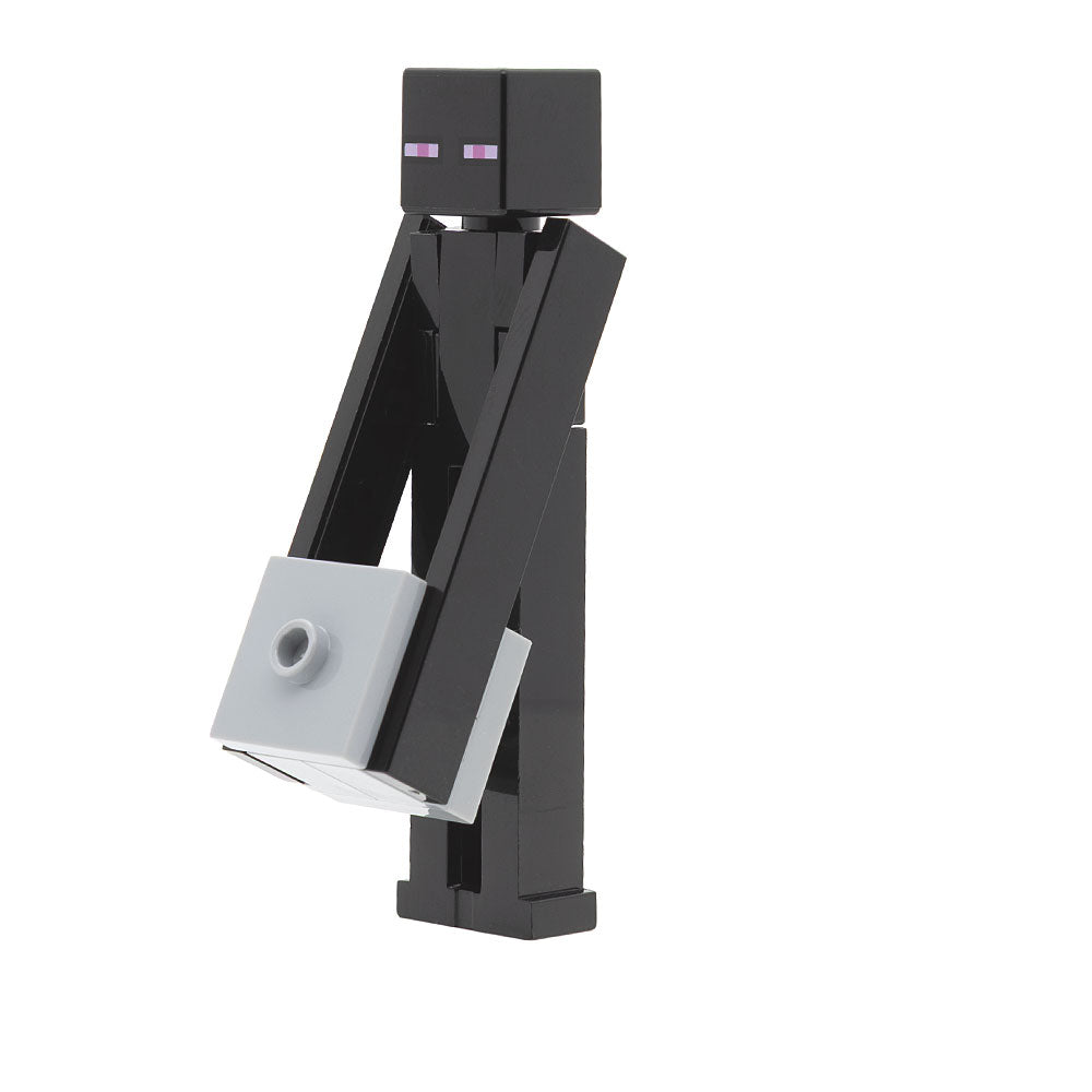 LEGO min024 - Enderman (Light Bluish Gray Block)