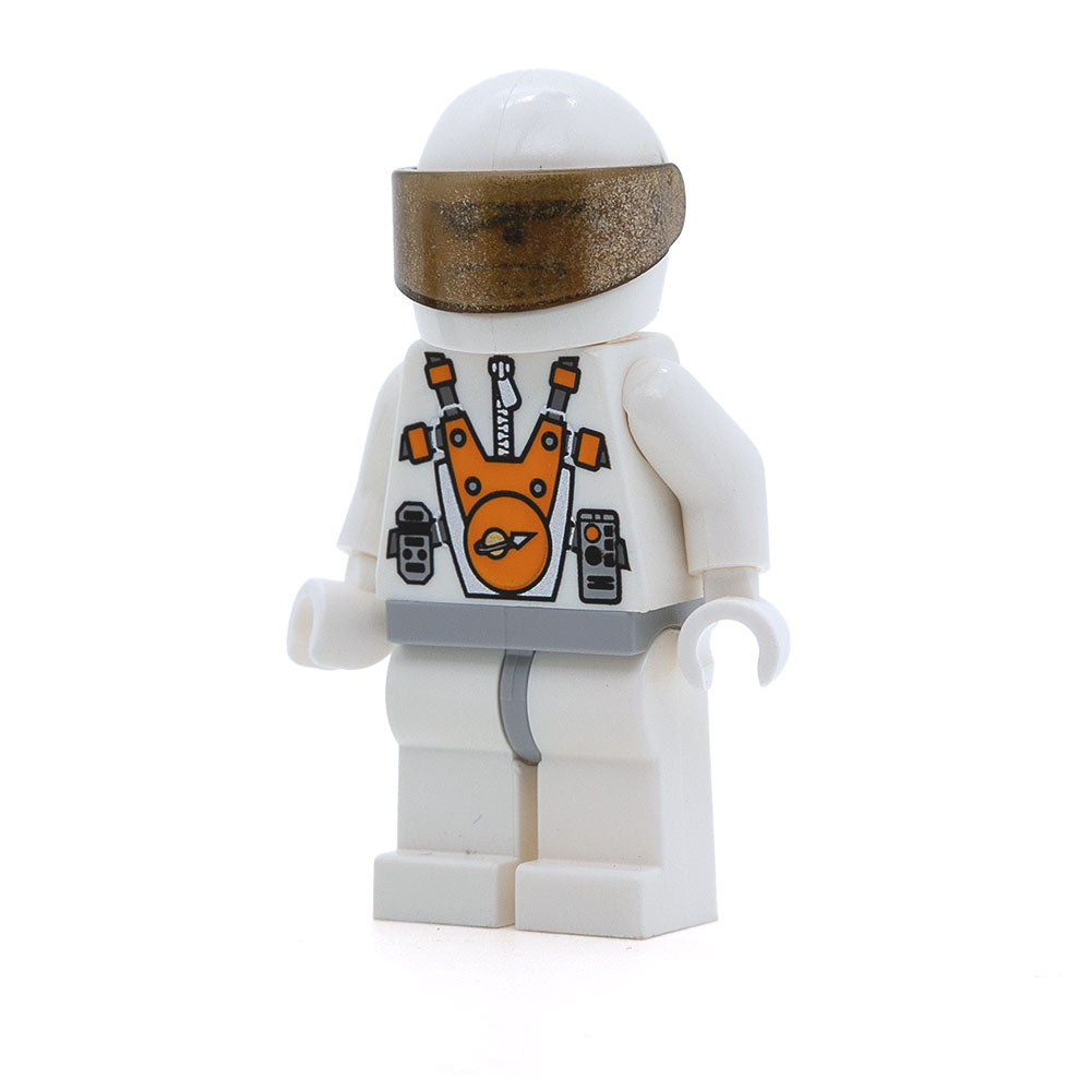 LEGO mm007 - Mars Mission Astronaut with Helmet and Orange Sunglasses on Forehead, Stubble