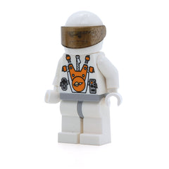LEGO mm007 - Mars Mission Astronaut with Helmet and Orange Sunglasses on Forehead, Stubble