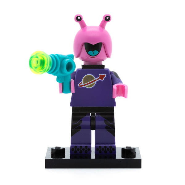 LEGO col22-11 - Space Creature, Series 22 (Set mit Stand und Zubehör)