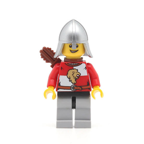 LEGO cas449 - Lion Knight Quarters (Kingdoms, Helmet with Neck Protector)