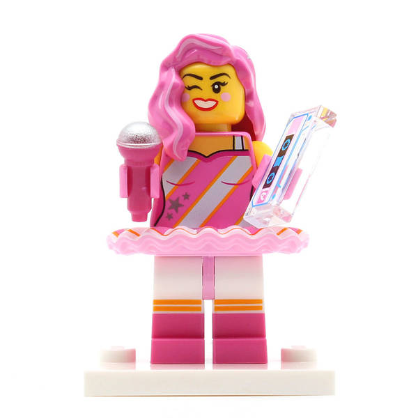 LEGO coltlm2-11 - Candy Rapper, The LEGO Movie 2 (Set mit Stand und Zubehör)