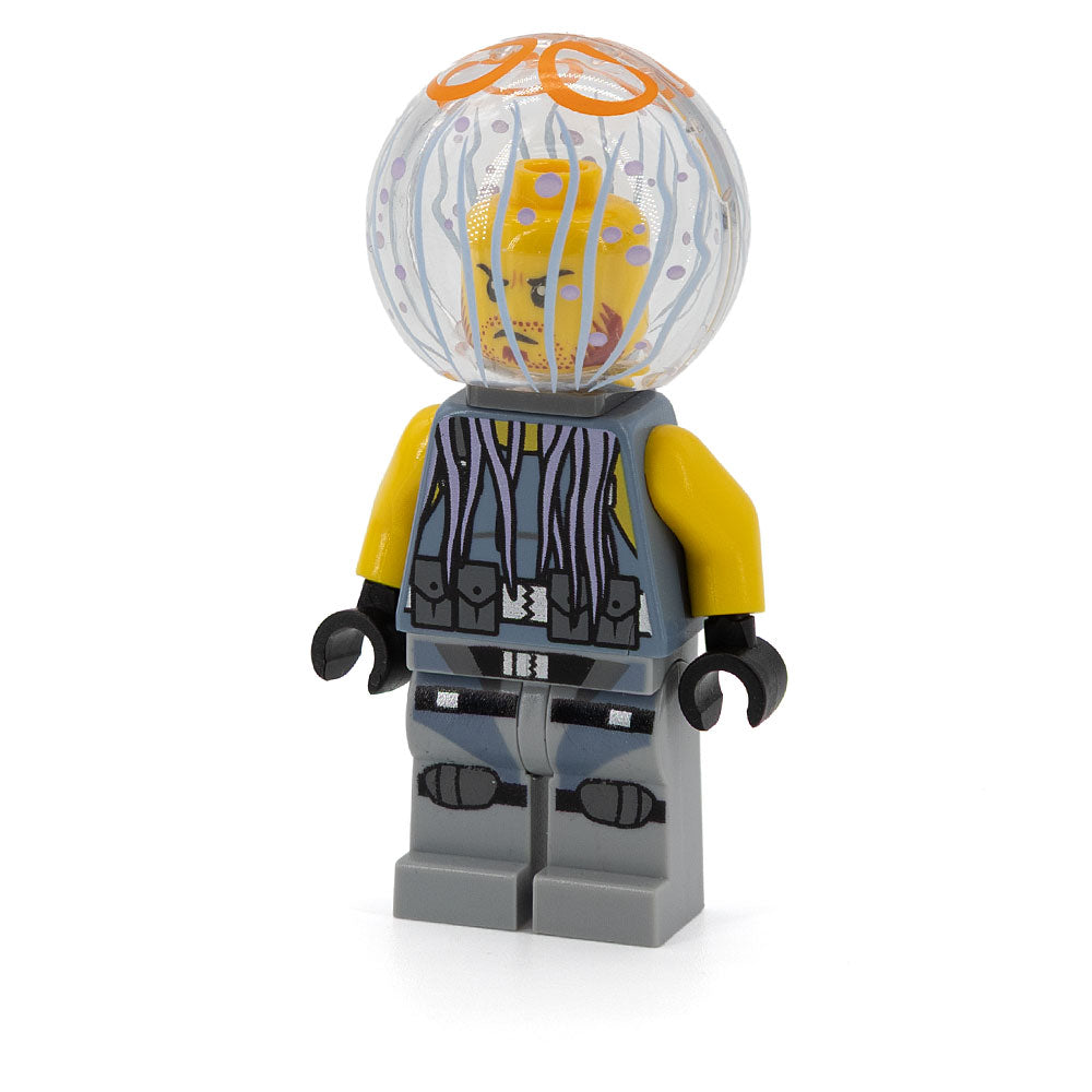 LEGO njo0352 - Jelly (Dark Red Beard, Dark Bluish Gray Neck Bracket, Trans-Medium Blue Round Plate)