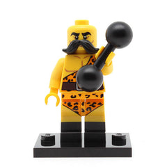 NEW - LEGO col17-02 - Strongman, Series 17 (Set mit Stand und Zubehör)