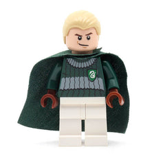 LEGO hp108 - Draco Malfoy (Dark Green and White Quidditch Uniform)