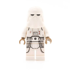 LEGO sw1179 - Snowtrooper (Male, Printed Legs, Dark Tan Hands, Reddish Brown Head, Grimace)